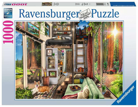 Ravensburger Casse-tête 1000 pièces Redwood Forest Tiny House - 12000634