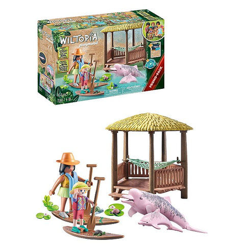 Playmobil Wildtopia Paddles et dauphins roses 71143