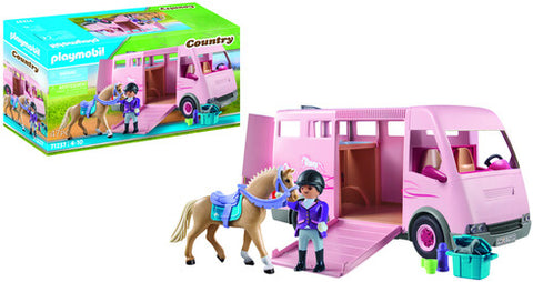 Playmobil Country Van avec cheveaux 71237