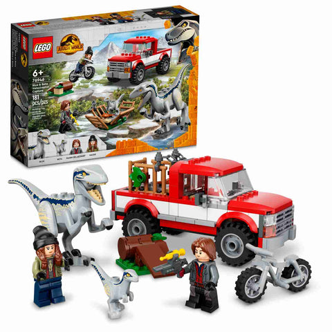 Lego Jurassic World Blue & beta velociraptor capture 76946