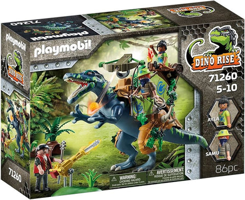 Playmobil Dino Rise Spinosaure et combattant 71260