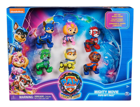 Pat Patrouille ensemble 6 figurines The Migthy Movie