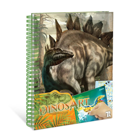 Dinosart peinture par autocollant