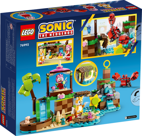 Lego Sonic Hedgehog Amy's Animal rescue Island 76992
