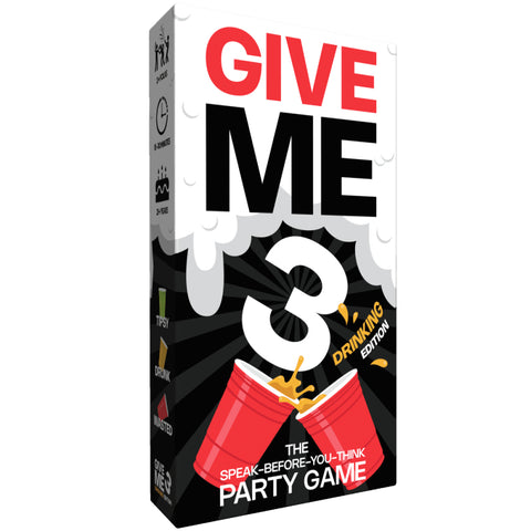 Give me 3 - Drinking edition Version Anglaise