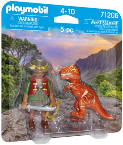 Playmobil aventurier et tyrannosaure 71206