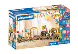 Playmobil - Le train d'anniversaire & bougies - 72184
