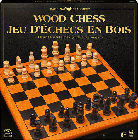 Jeu d'échecs en bois