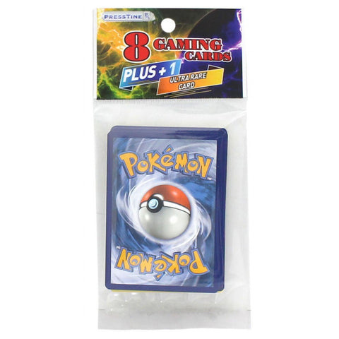 Pokemon 8 cartes plus 1 ultra rare