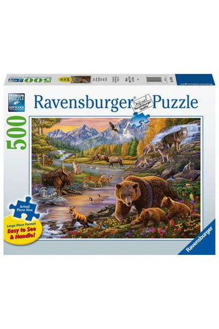 Ravensburger Casse-tête 500 pièces La vie sauvage - 16790