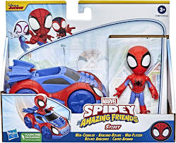 Marvel Spidey et ses amis Figurine Spiderman et véhicule