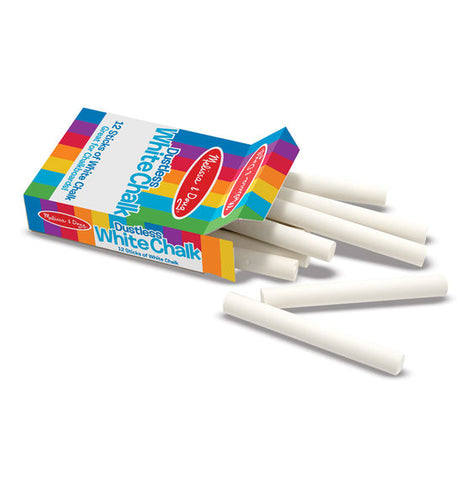 Paquet de 12 craies blanches - Melissa & Doug