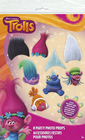 Photo Props Trolls - Paquets de 8