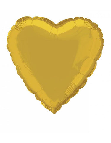 Ballon Coeur 18 pouces Or