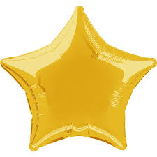 Ballon or étoile 18 pouces