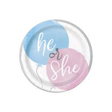 Assiettes à desserts (8) He or She 76084