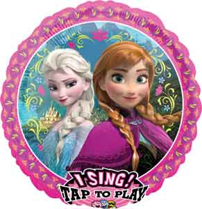 Ballon helium Frozen métal chantant Let it Go 28 pouces Aluminium