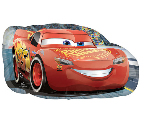 Ballon métal Cars 30X17 pouces Aluminium