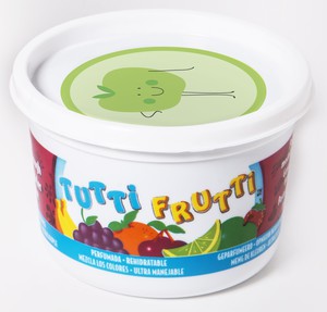 Pot de pâte à modeler à différentes odeurs de Tutti Frutti