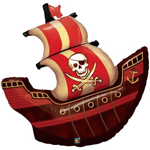 Ballon Jumbo Bateau de pirates 40''