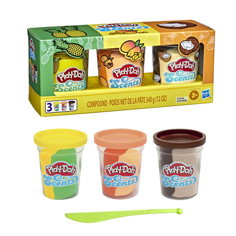 Play-doh Couleurs assorties Odeur Ananas, mangue et Noix de coco