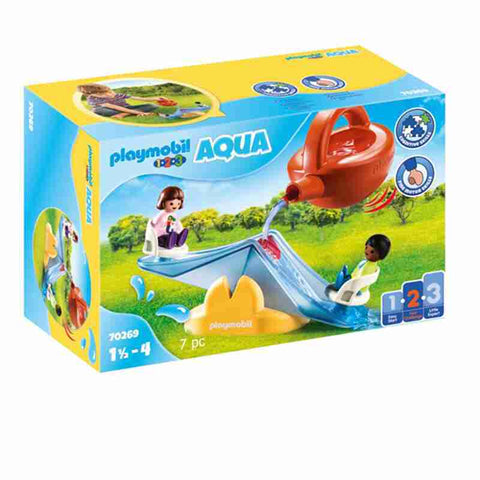 Playmobil 1 2 3 Aqua Balancoire aquatique avec arrosoir 70269