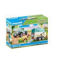Playmobil Country Voiture et van pour poney 70511