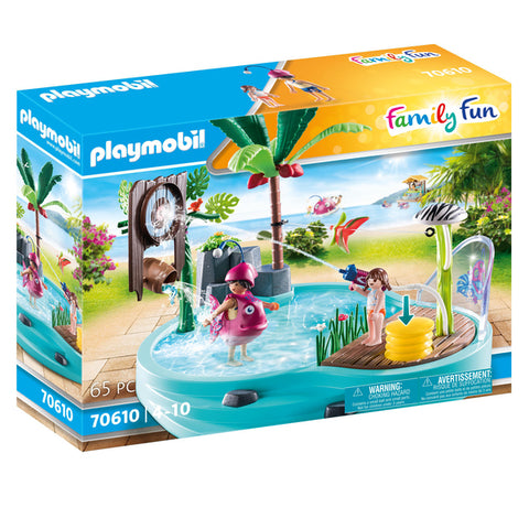Playmobil Family Fun piscine avec jet d'eau 70610