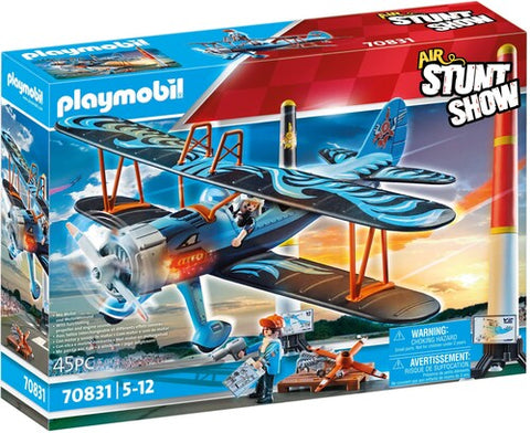 Playmobil Air stunt show Biplan Phénix 70831
