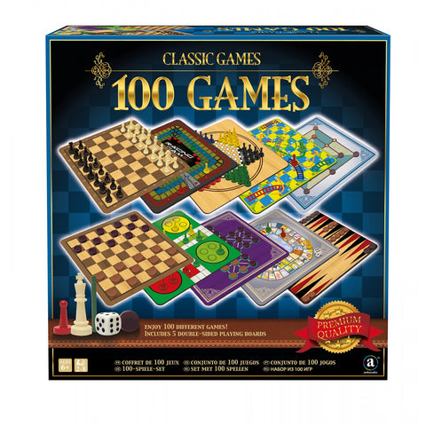 Classic Games - Boîte de 100 Jeux de société