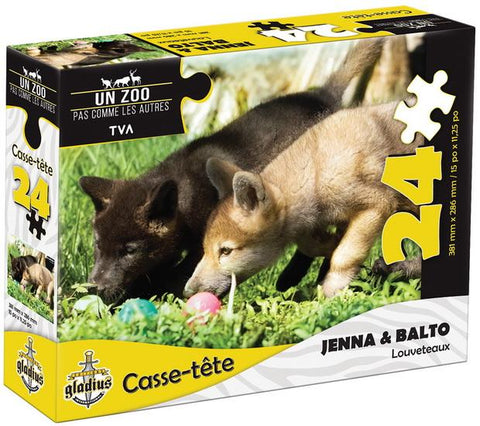 Gladius Un Zoo pas comme les autres Jenna & Balto louveteaux