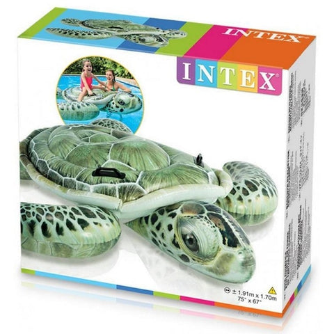 Intex Matelas piscine tortue 75pouces X 67pouces
