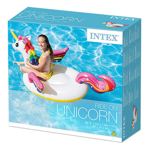 Licorne gonflable jumbo piscine 79pouces X 55pouces X 38pouces - Intex