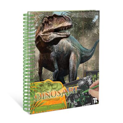Dinosart tableaux a gratter