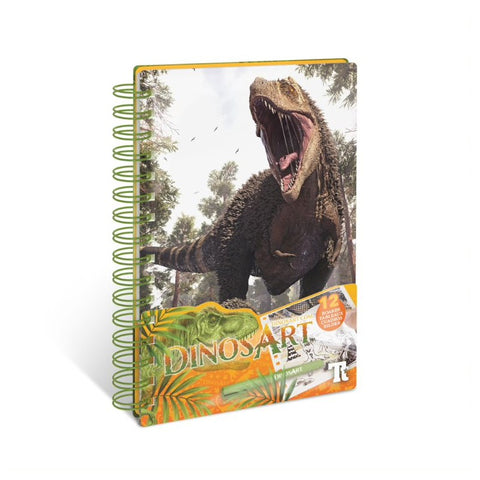 Dinosart 12 tableaux a metalliser