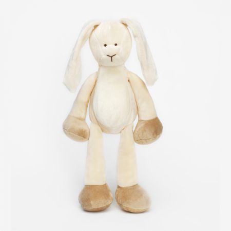 Peluche lapin beige