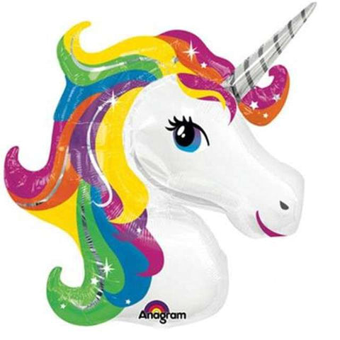 Ballon Jumbo Licorne Arc-en-ciel