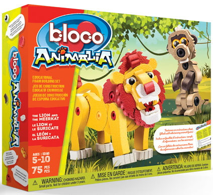 Bloco Animalia Lion et suricate