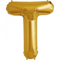 Ballon Lettre T Jumbo Or