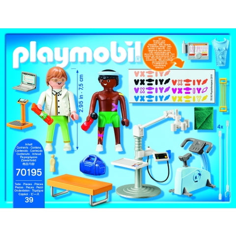 Playmobil City Life Cabinet de kinésithérapeute 70195
