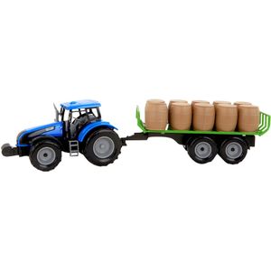 Tracteur de ferme avec 2 remorques 185167