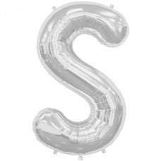 Ballon Lettre S Jumbo argent