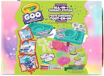 Crayola - Poste sensoriel tout-en-un Licorne