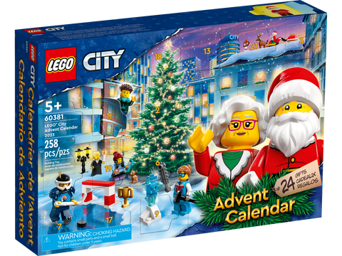 Lego CIty Calendrier de l'avent 2023 60381