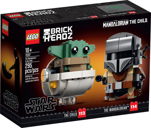 Lego Star Wars Brick Headz The Mandalorian & The Child 75317