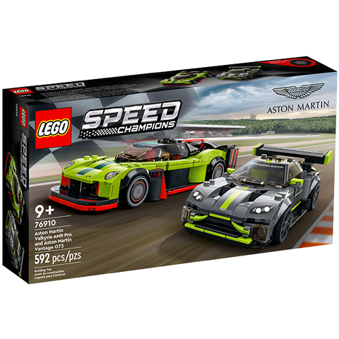 Lego Speed Champions Aston Martin Valkyrie AMR Pro & Aston Martin Vantage GT3