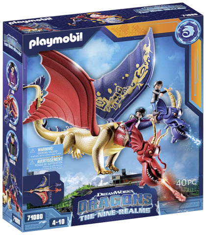 Playmobil Dragons - The nine realms Wu& Wei avec Jun 71080