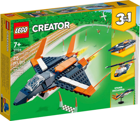 Lego Creator supersonic jet 31126