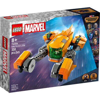 Lego Marvel Le vaisseau baby rocket's ship 76254