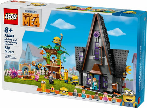 LEGO Despicable me 4 Minions and Gru's Family Mansion 75583